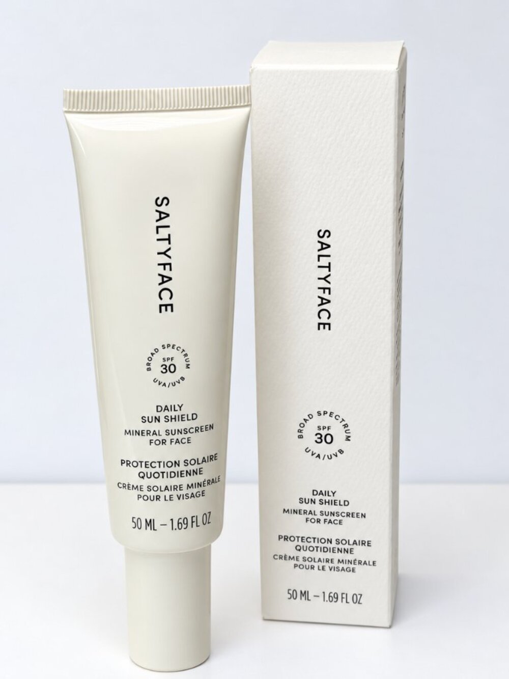 NEW Saltyface Daily Sun Shield Mineral Sunscreen SPF 30